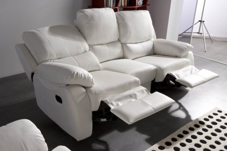 Sofá reclinable mod: cati.  2 reclinables